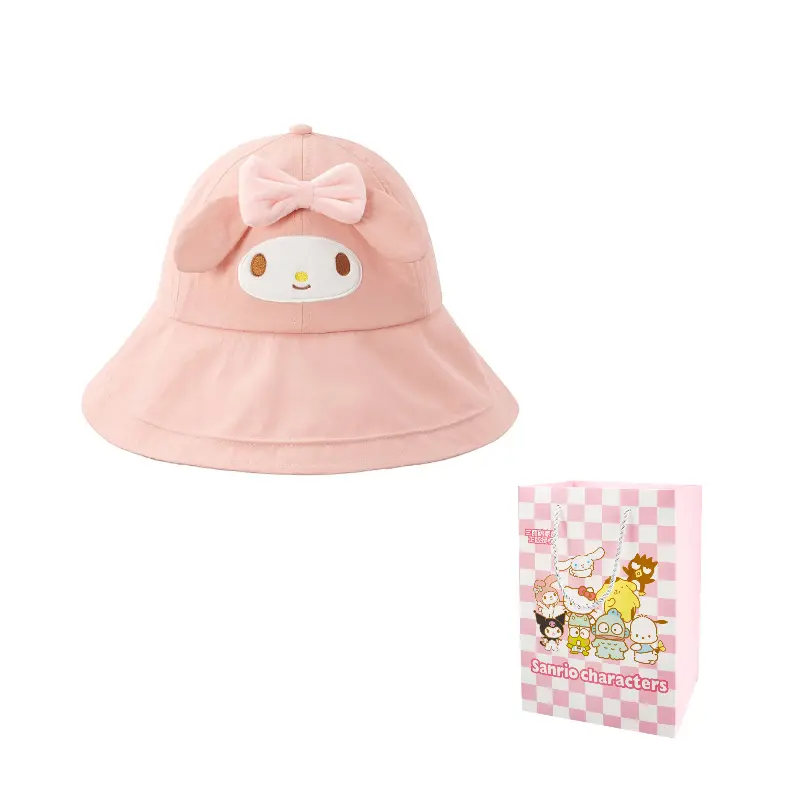 

Sanrio Меланжевая полиэстеровая шляпа-ведро женская, Melody Fisherman Hat