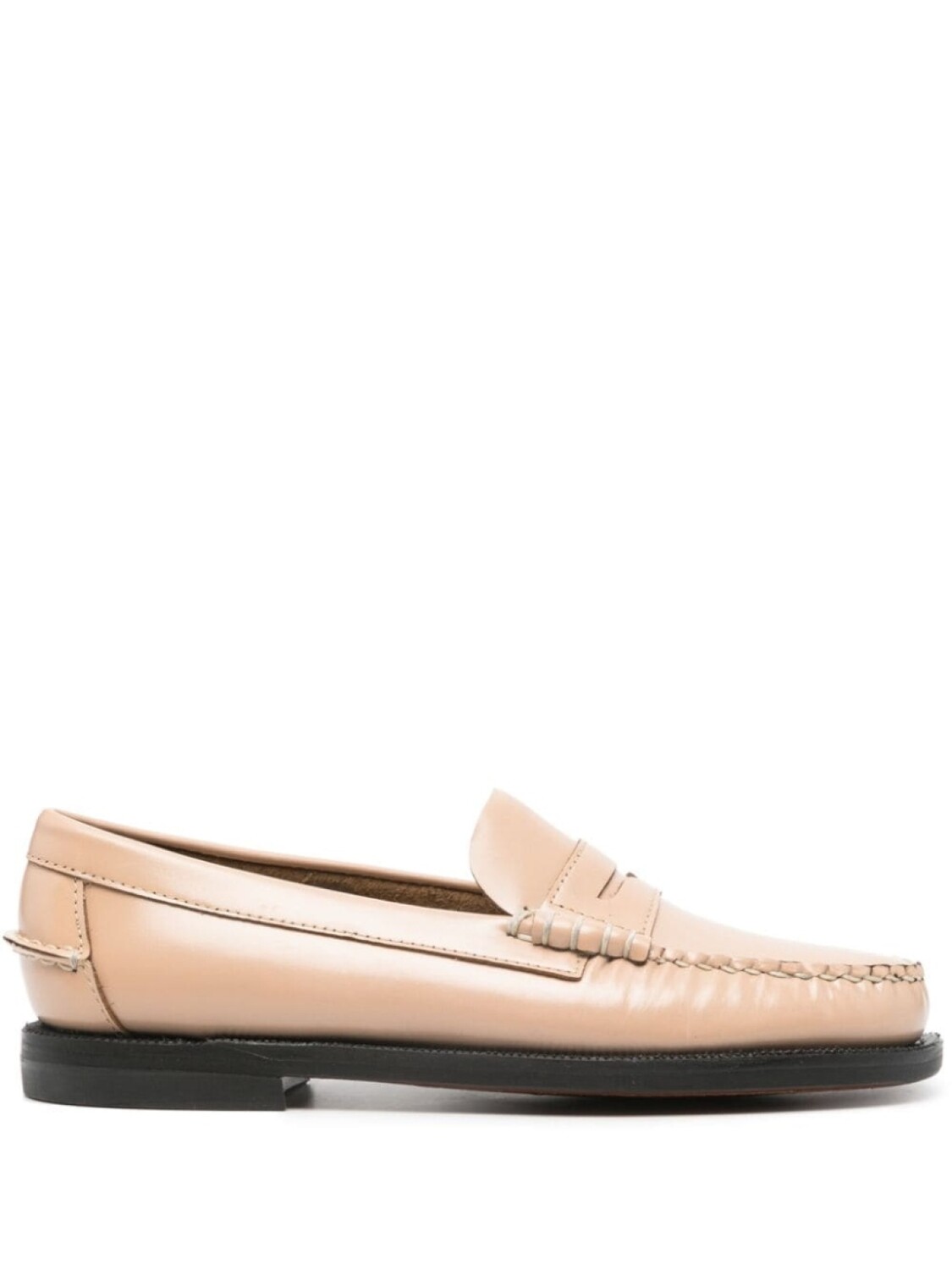 Кожаные наборные каблуки Лоферы Sebago, бежевый