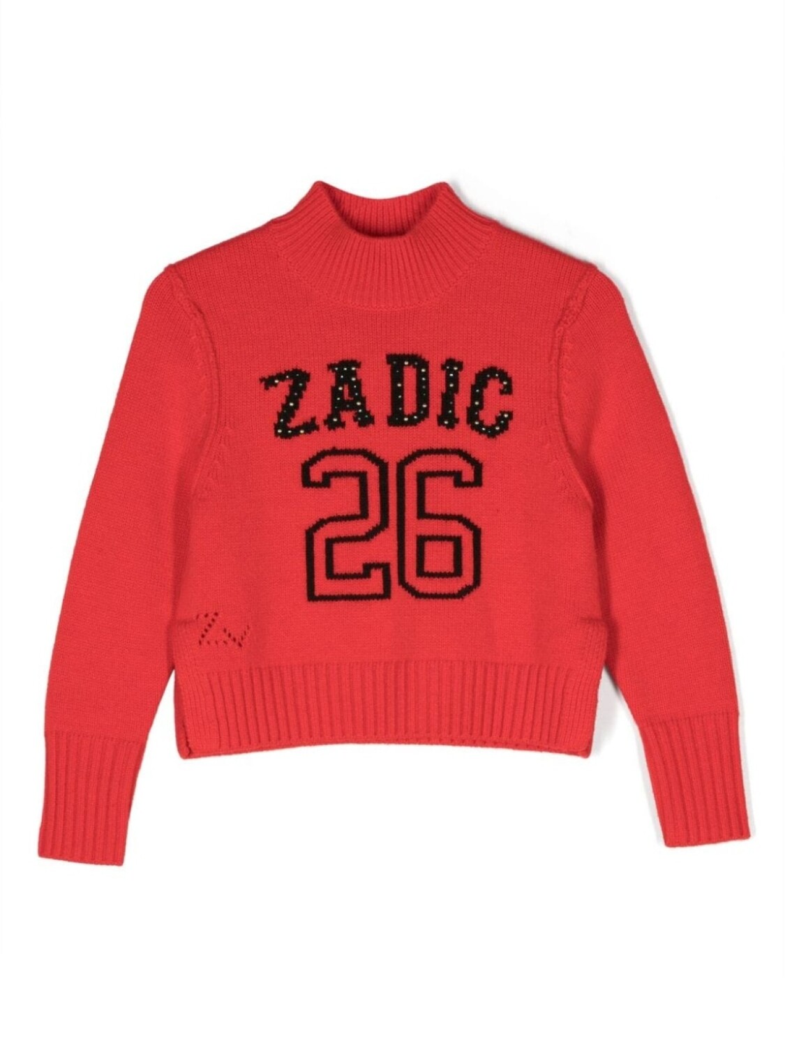 

Zadig & Voltaire Kids джемпер с логотипом, красный