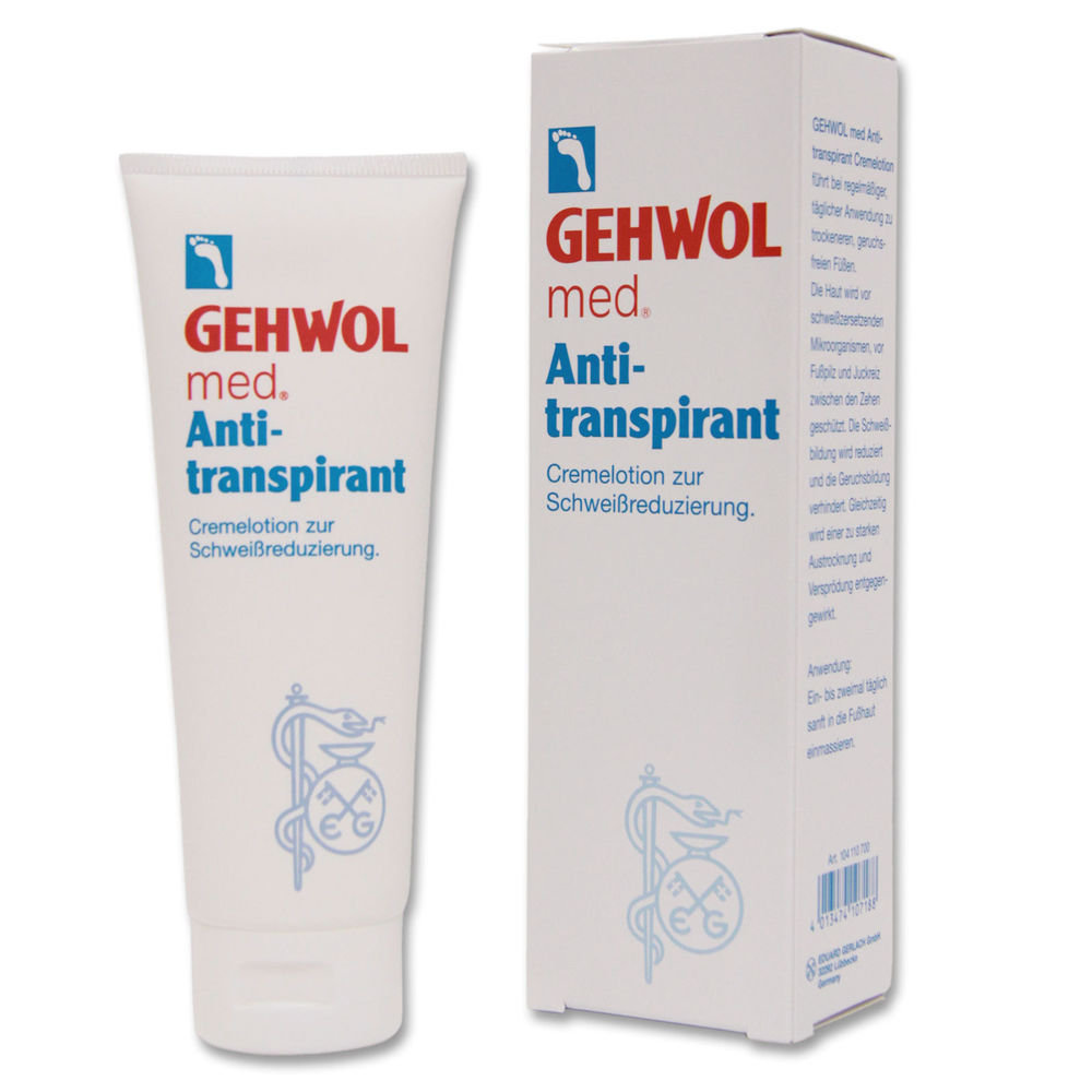 

Gehwol, Med Anti-Perspirant, лосьон для ног-антиперспирант, 125 мл