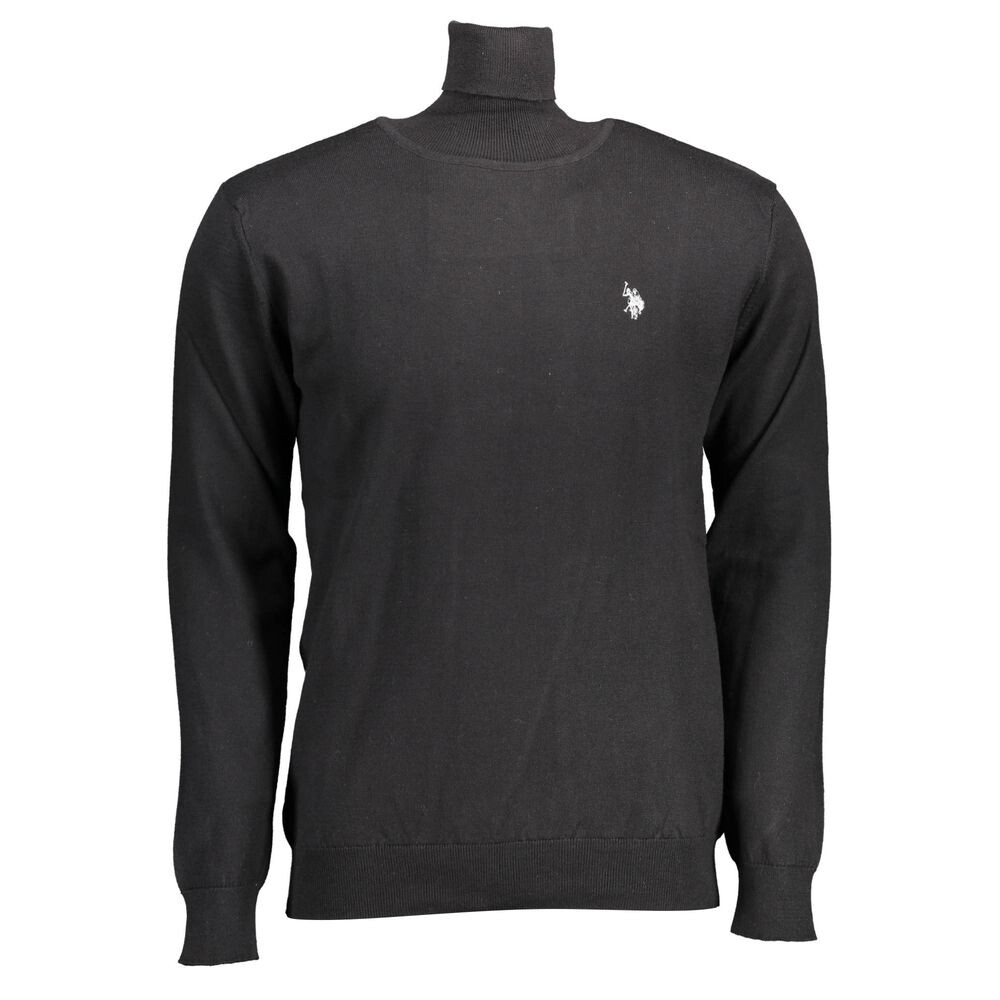 

Черный хлопковый мужской свитер U.S. Polo Assn.