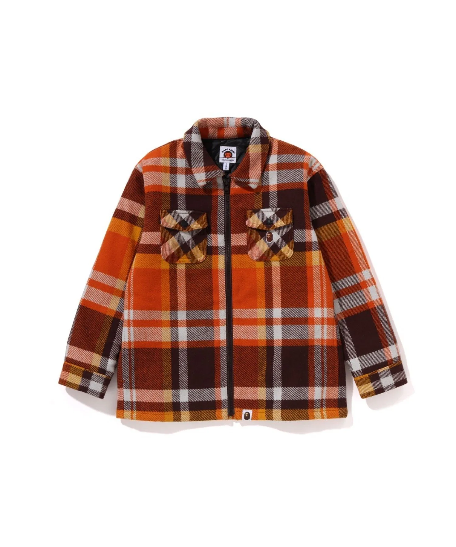 Куртка в клетку BAPE A BATHING APE PIRATE STORE, ORANGE