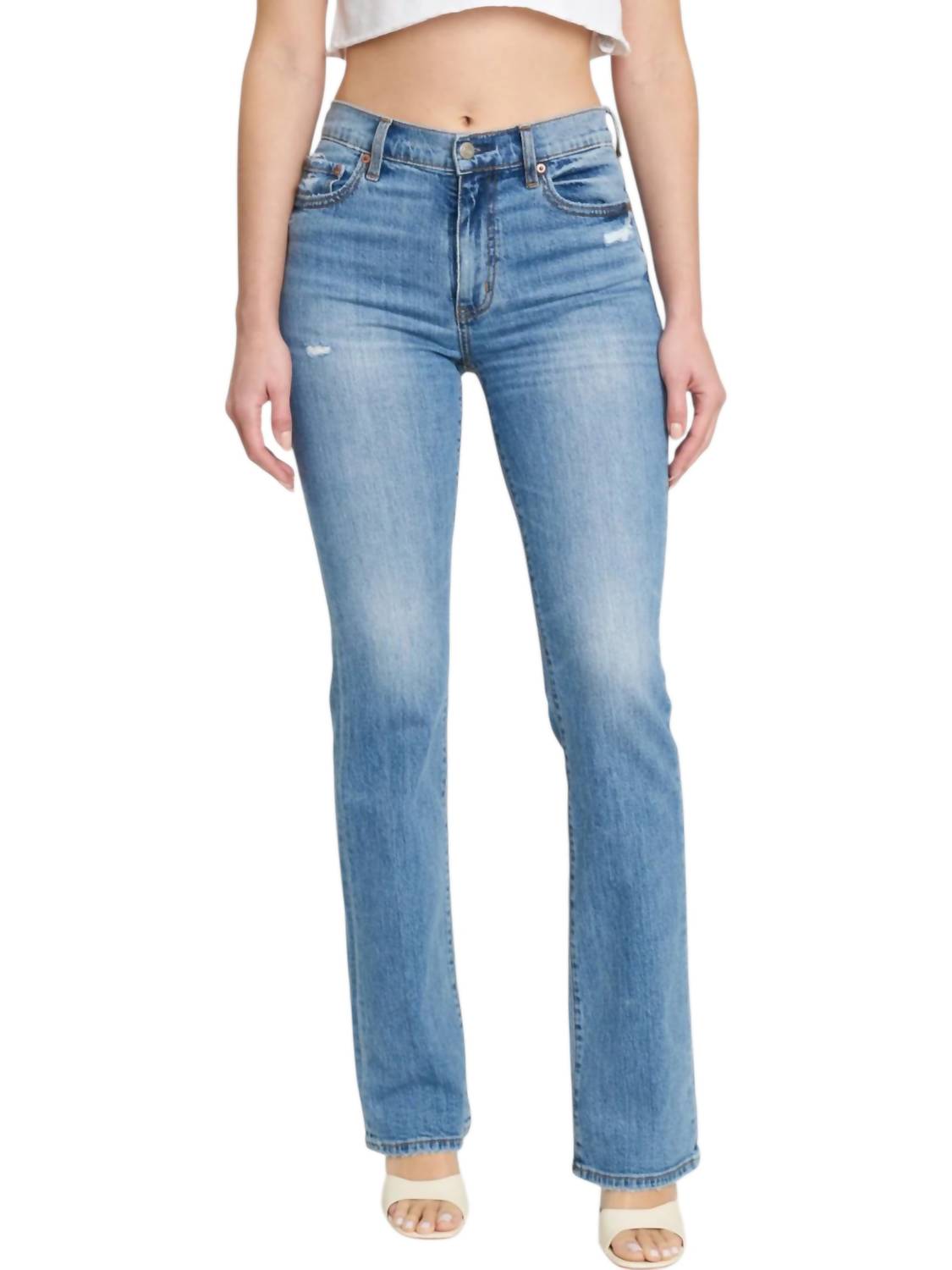 

Брюки Bootcut для девушек с обложки в синем цвете DAZE