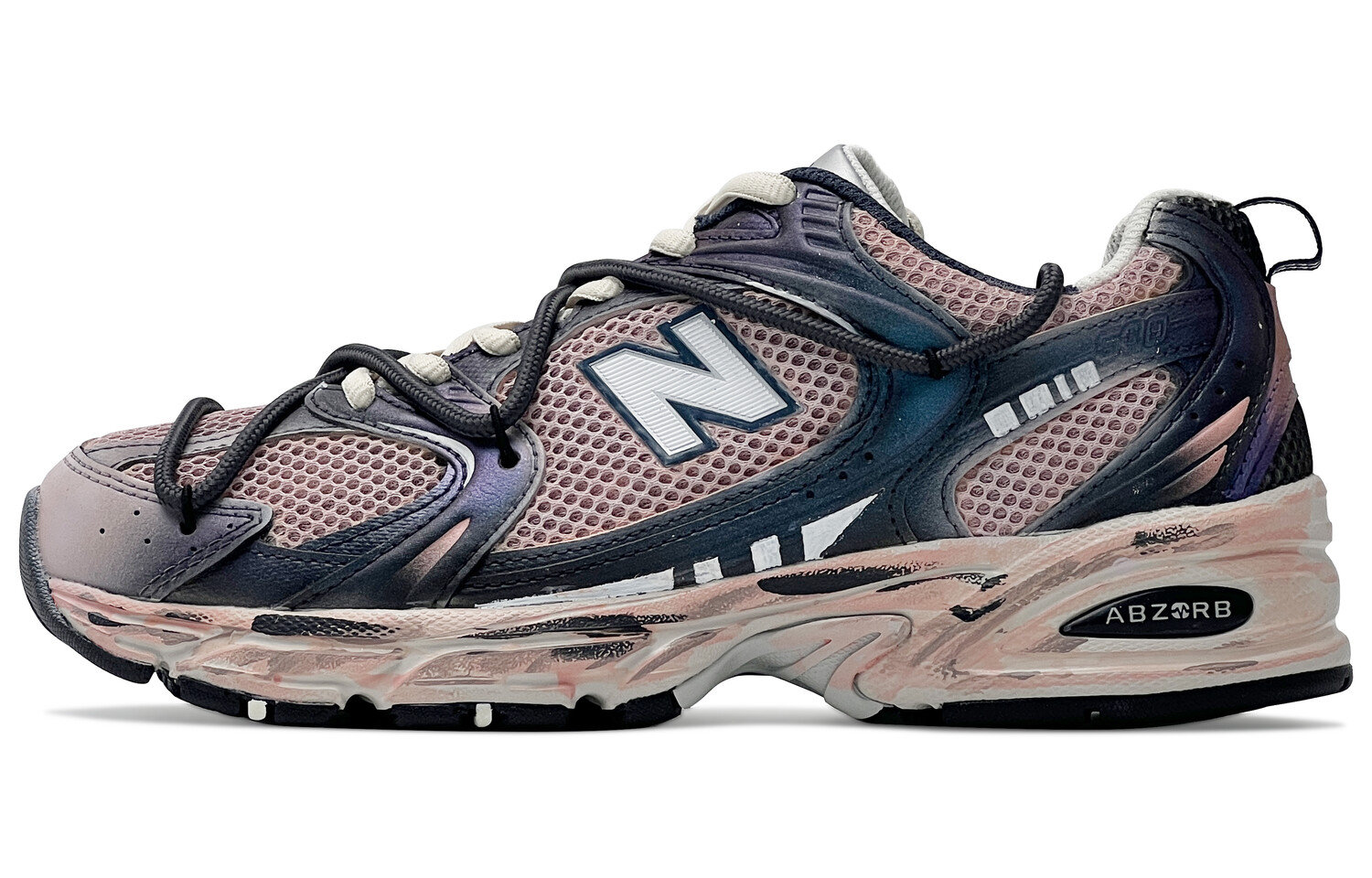 

Кроссовки NB 530 унисекс с низким верхом, черные/коричневые New Balance