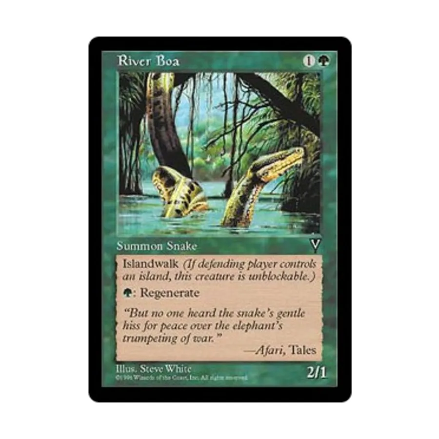 

CCG Река Боа (К), MTG - Visions