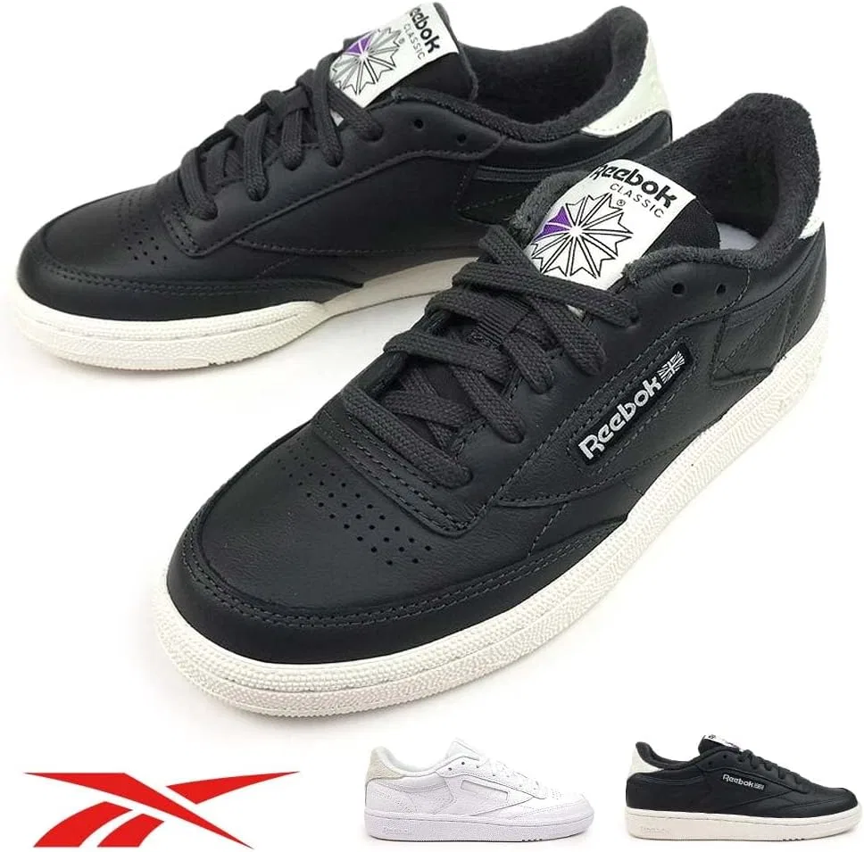 Кроссовки мужские Reebok Workout Low Classic, цвет Black/Chalk/Purplerave — фото 2