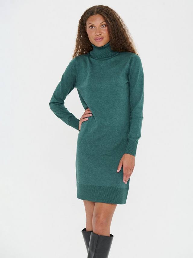 

Платье-свитер Mila с воротником-стойкой Saint Tropez, June Bug Melange