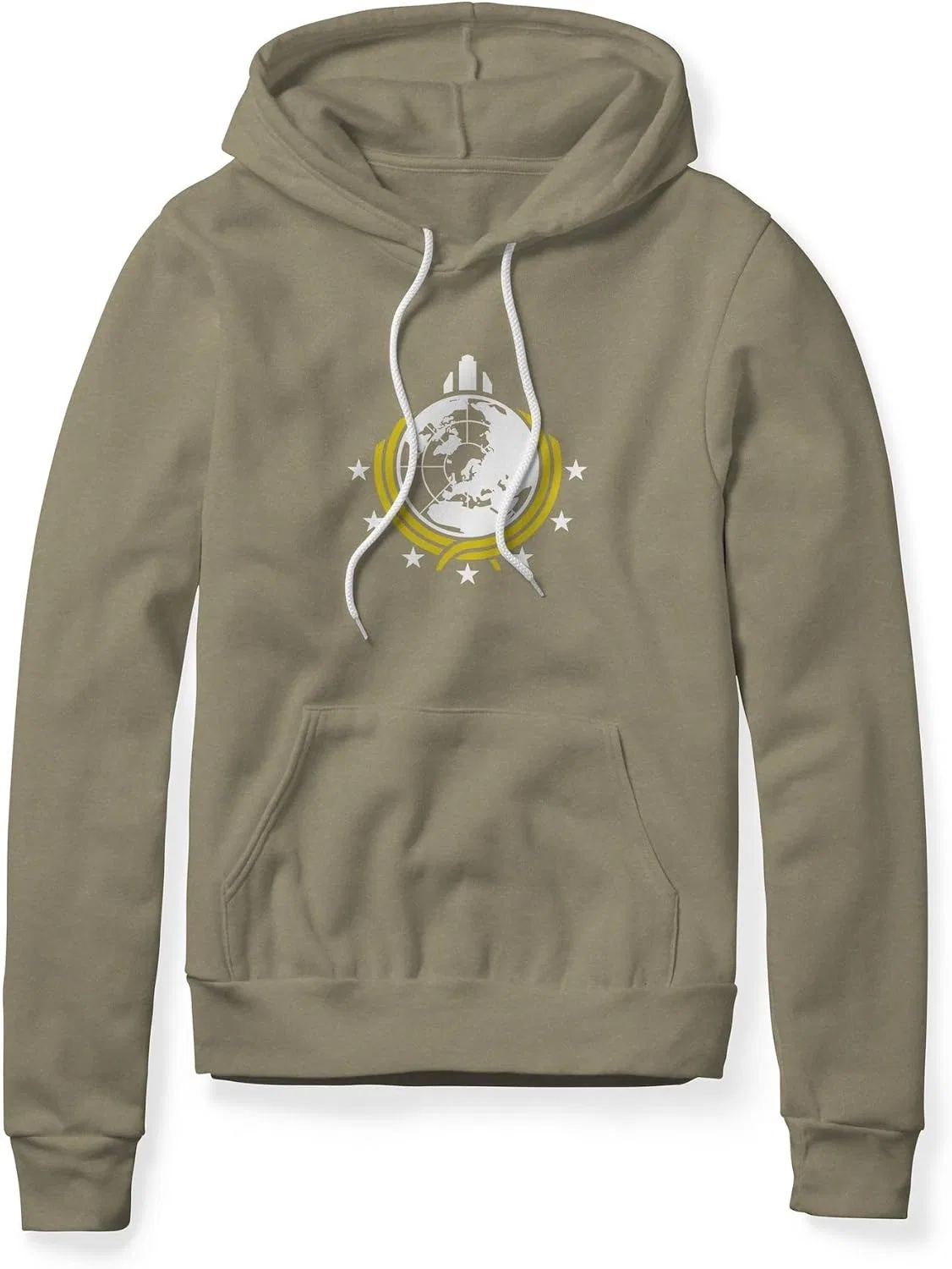 Флисовая худи Super Earth, Heather Light Military Olive