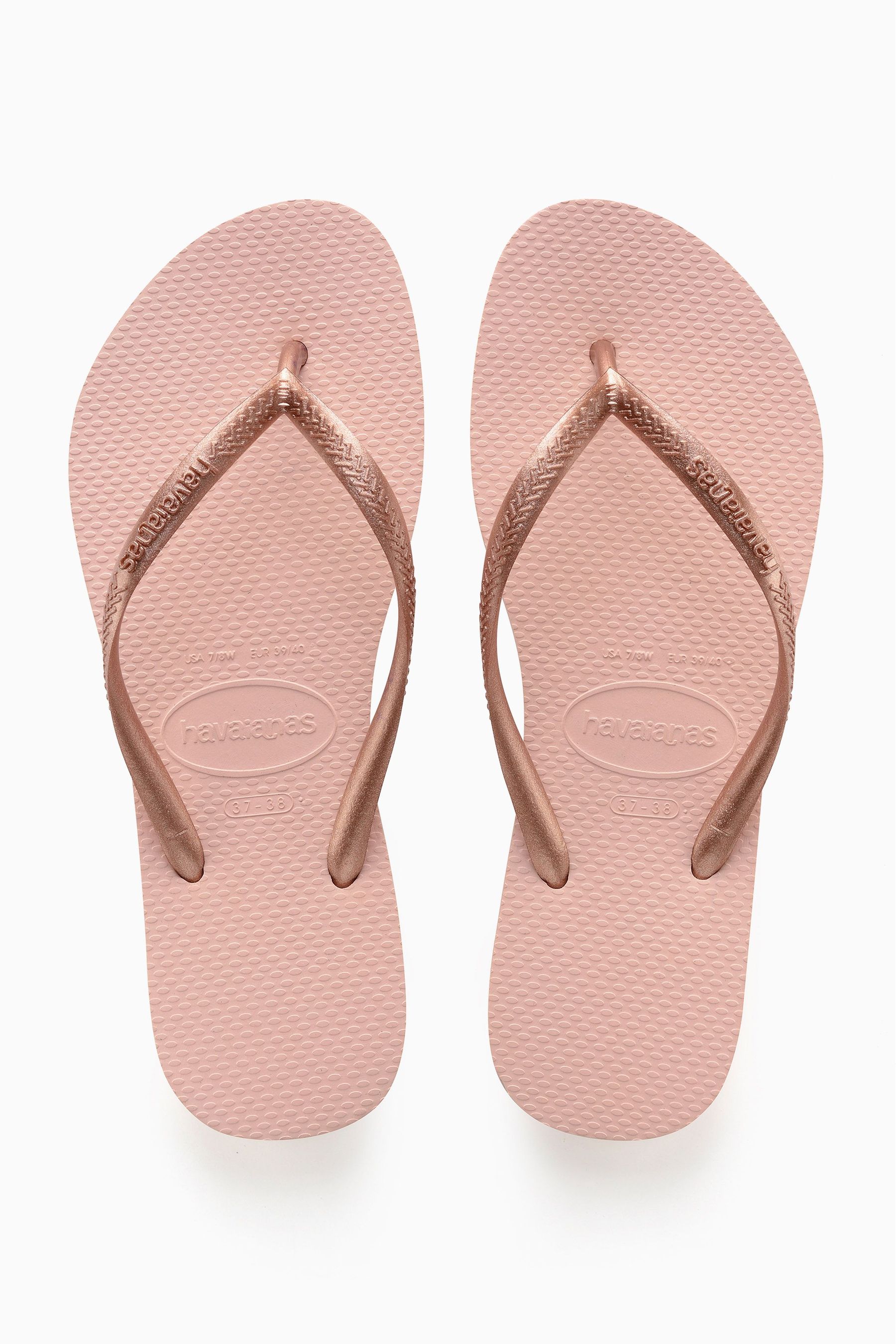 Узкие шлепанцы Havaianas, розовый