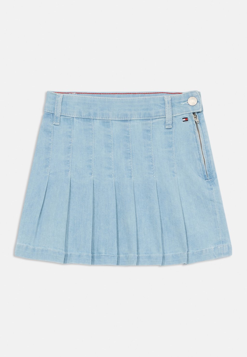 

Юбка из денима PLEATED SKIRT Tommy Hilfiger, цвет Drapeylight