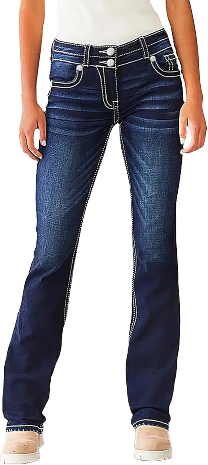 

Женские джинсы Pante Stretch High Waist Bootcut Curvy Denim Pantete