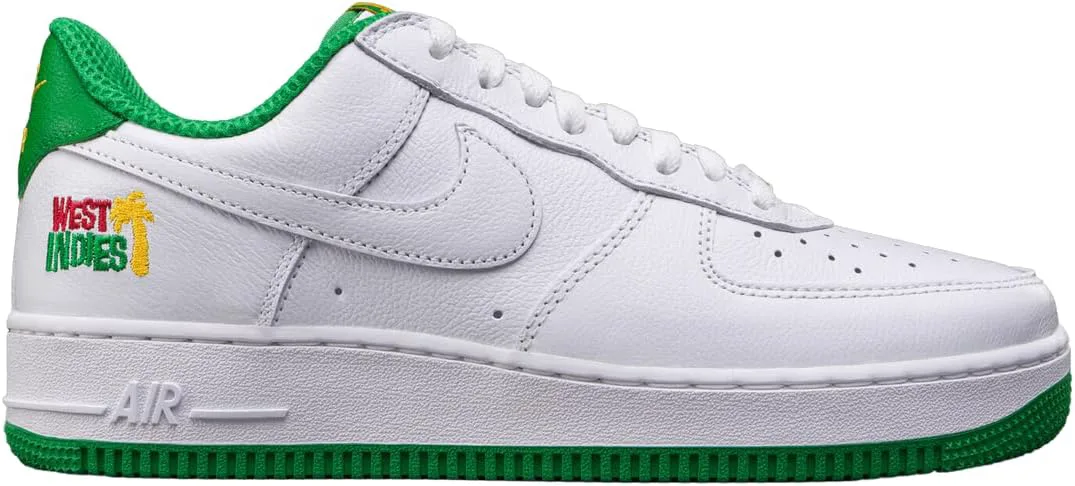 Nike Air Force 1 Low Retro "West Indies" - White / Classic Green, белый — фото 2