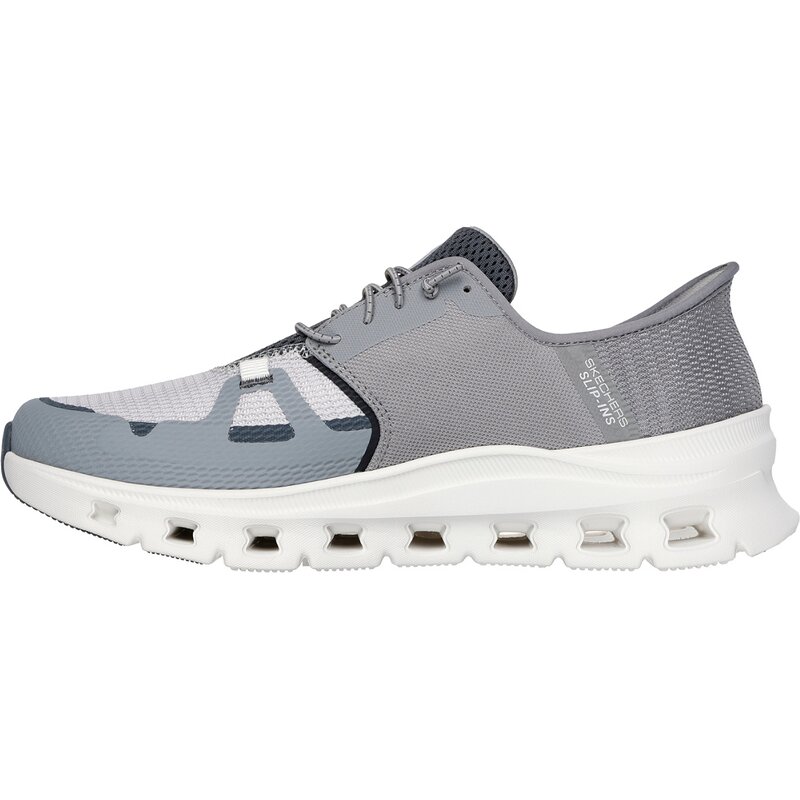 Тапочки скользящие-шаговые Skechers, цвет grau gycc — фото 4