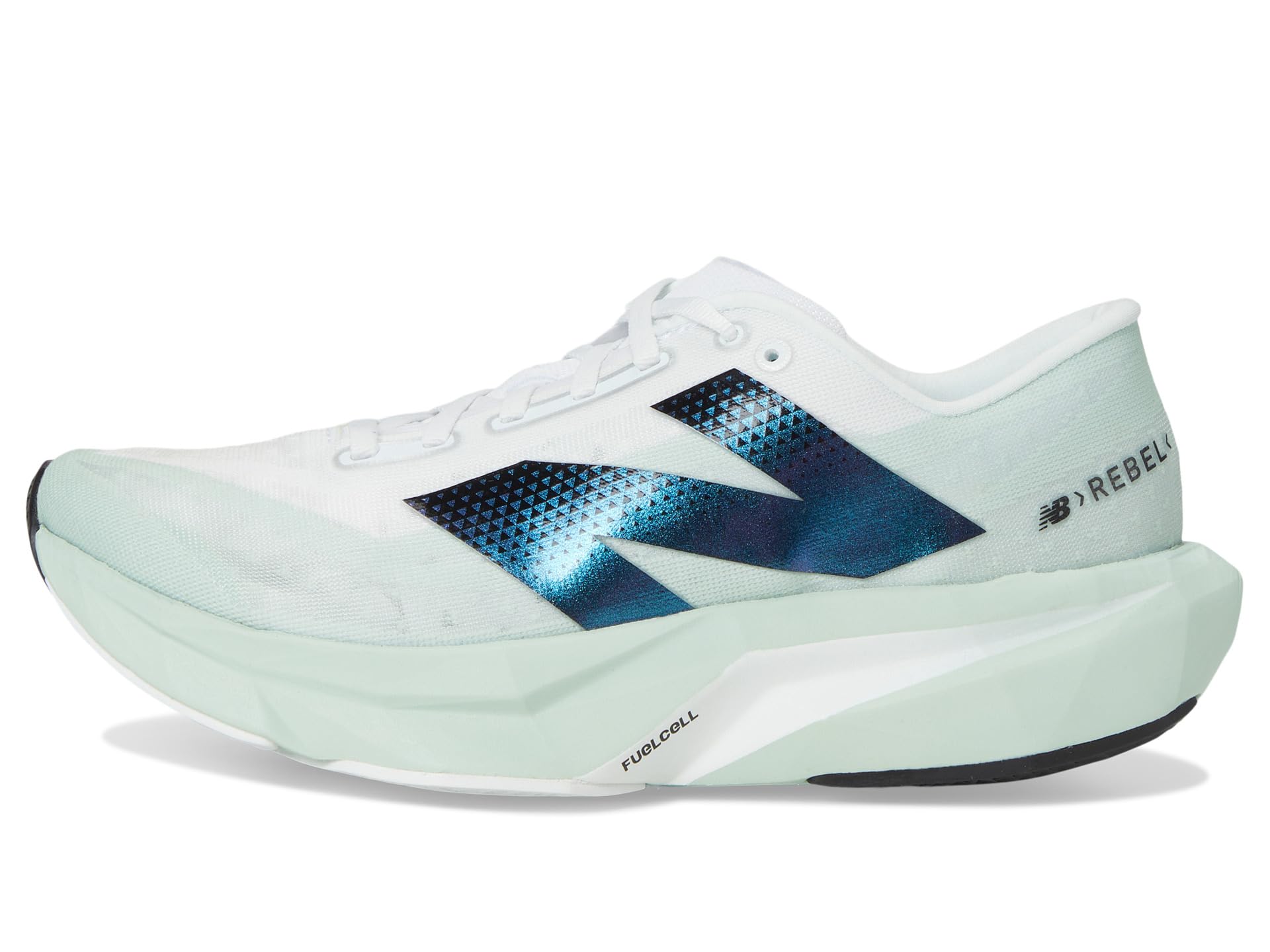 Кроссовки New Balance FuelCell Rebel v4, цвет Clay Ash/White/Black — фото 4