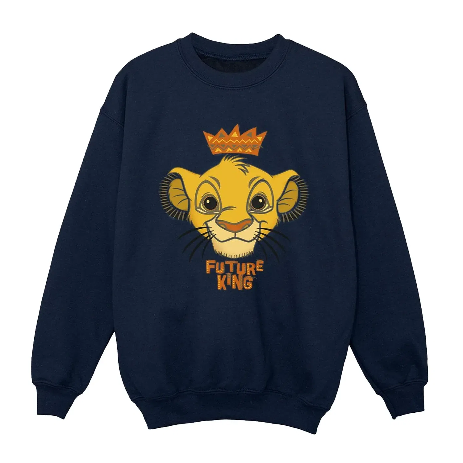 Детский свитшот с принтом Disney Lion King, темно-синий — фото 3