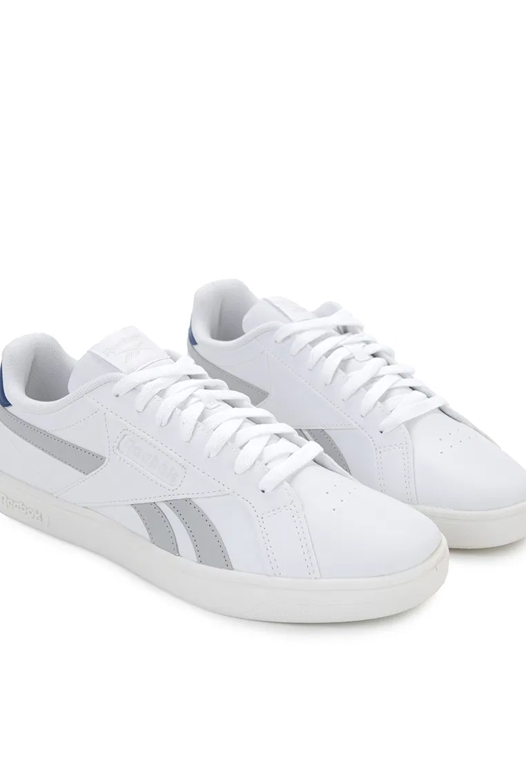 Кроссовки мужские спортивные Reebok Court Retro, белый/синий/серый — фото 2