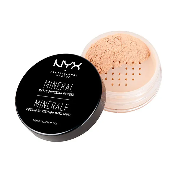 

Пудра для фиксации макияжа Mineral Matte Finishing Powder Nyx Professional Make Up, цвет light/medium