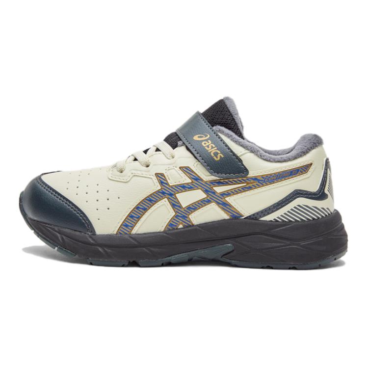

Детские беговые кроссовки Asics Breathable Rebound Support Low Top для детей 3-7 лет, цвет экрю/серый