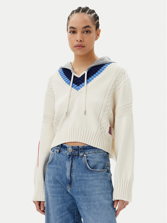 

Свободный свитер Breithorn Maglia 104621 Pinko, экрю