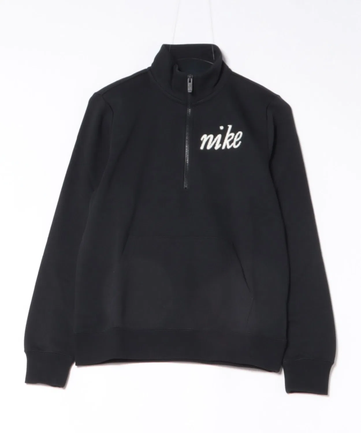 Толстовка Nike AS W NSW Club Fleece с полумолнией, чёрная