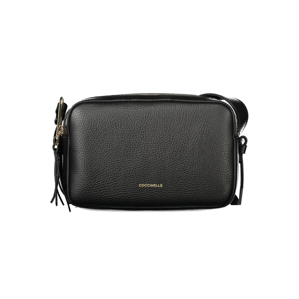 

Черная кожаная сумка Coccinelle, Black