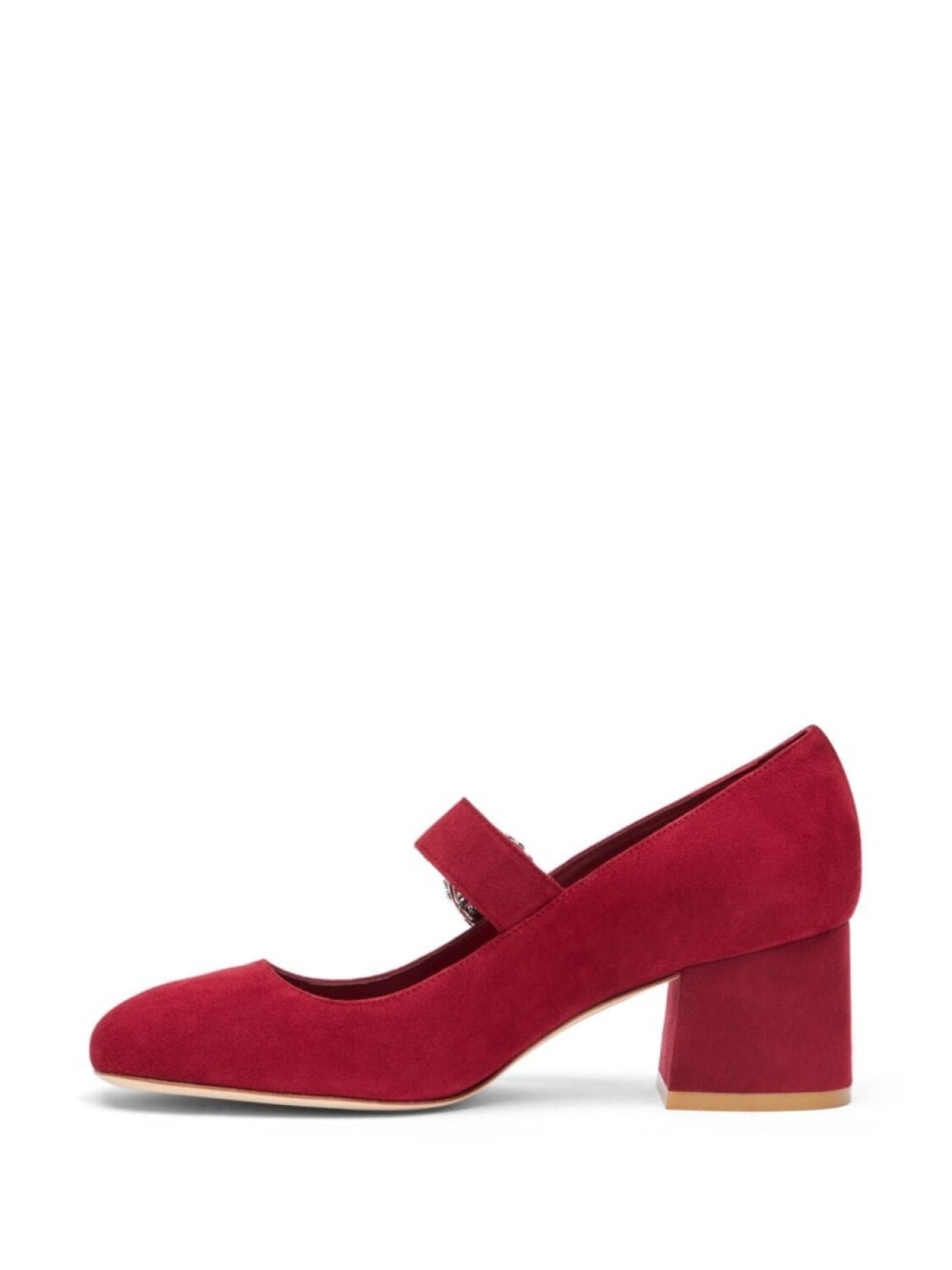 

Stuart Weitzman туфли Skyhigh 65 мм из замши, красный