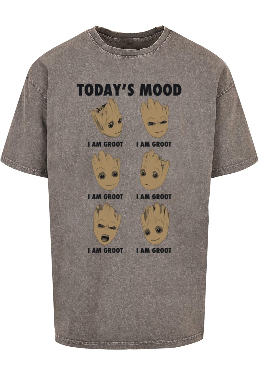 

Рубашка ABSOLUTE CULT Guardians Of The Galaxy Vol 2 - Groot Todays Mood, пятнистый серый