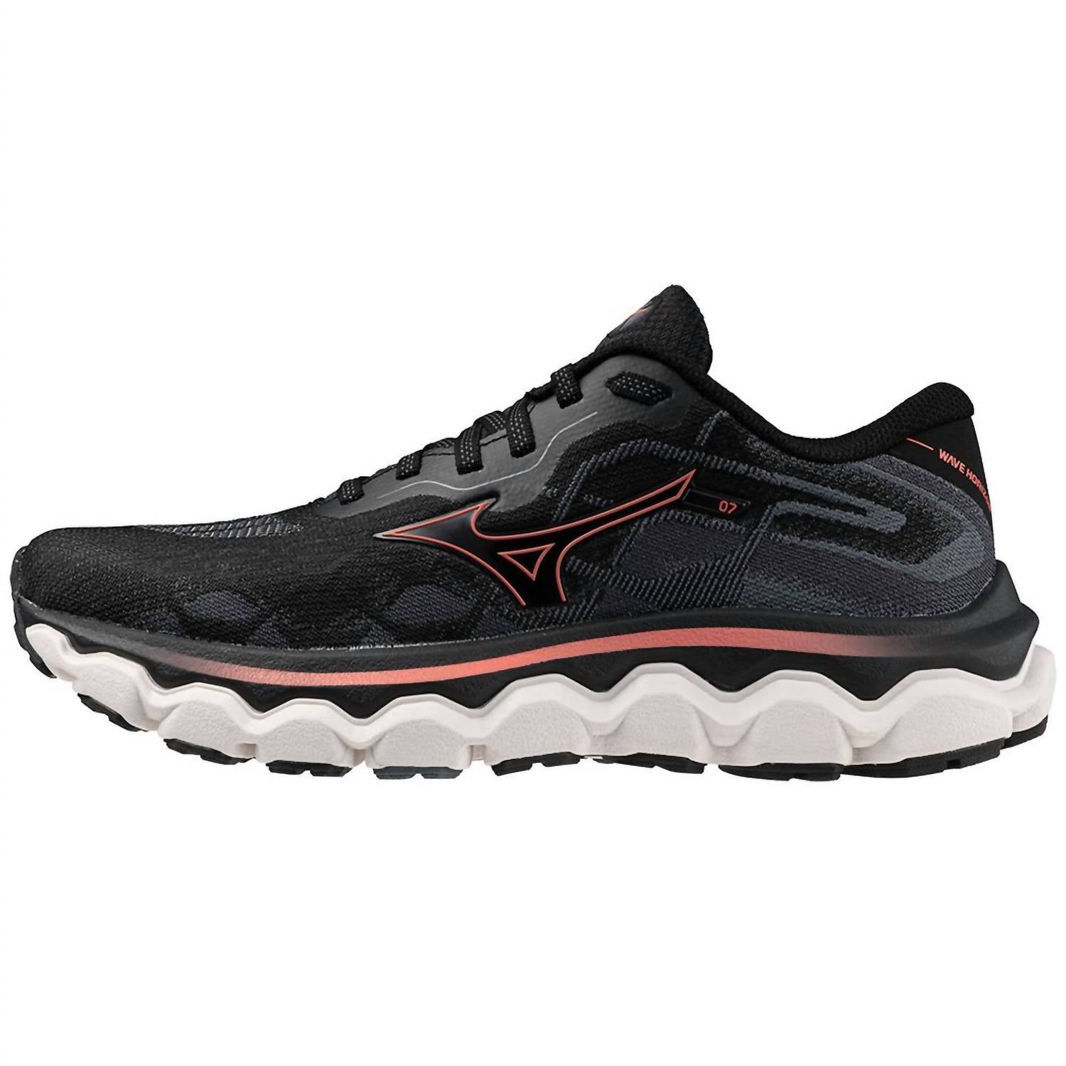 Женские беговые кроссовки Wave Horizon 7 Wide в черном цвете/Dubarry MIZUNO — фото 2