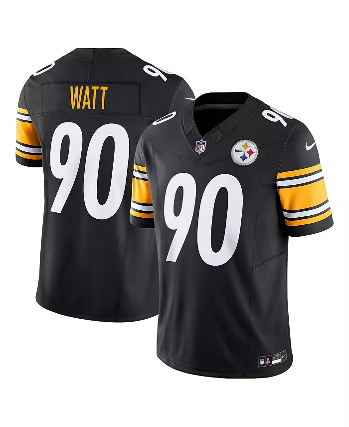 

Мужская джерси Pittsburgh Steelers Vapor F.U.S.E. Limited Alternate 2 T.J. Watt Nike, черный