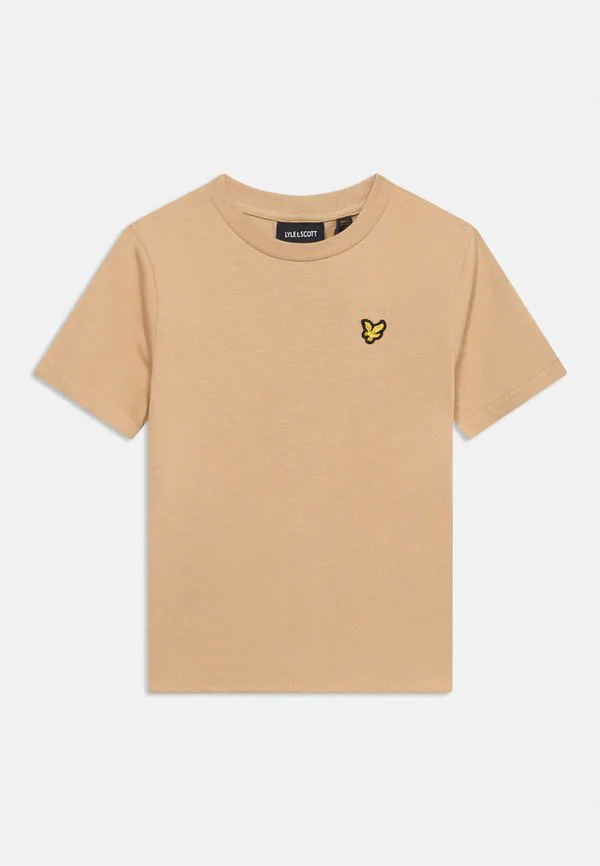 Базовая футболка унисекс Lyle & Scott, Dark Sand — фото 4