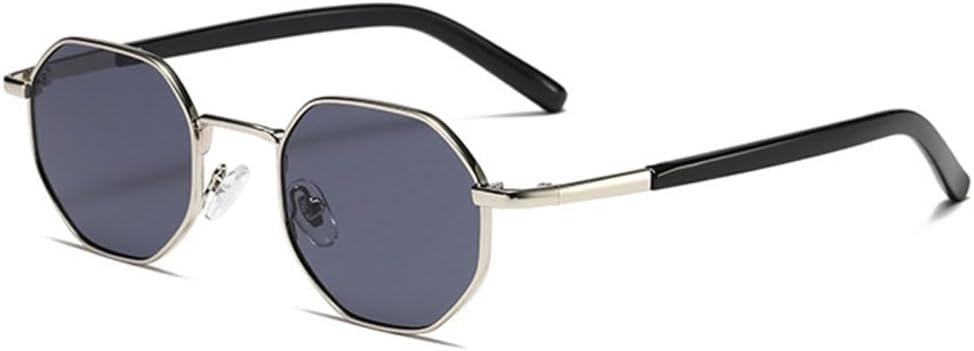 

Ретро-солнцезащитные очки Polygon Metal для женщин, прозрачные зеркальные очки с градиентной заливкой, защита от ультрафиолета UV400 для мужчин, модные солнцезащитные очки generic, C1-30668