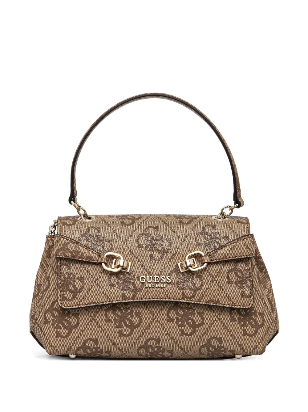 

Сумка через плечо с монограммой GUESS USA, коричневый