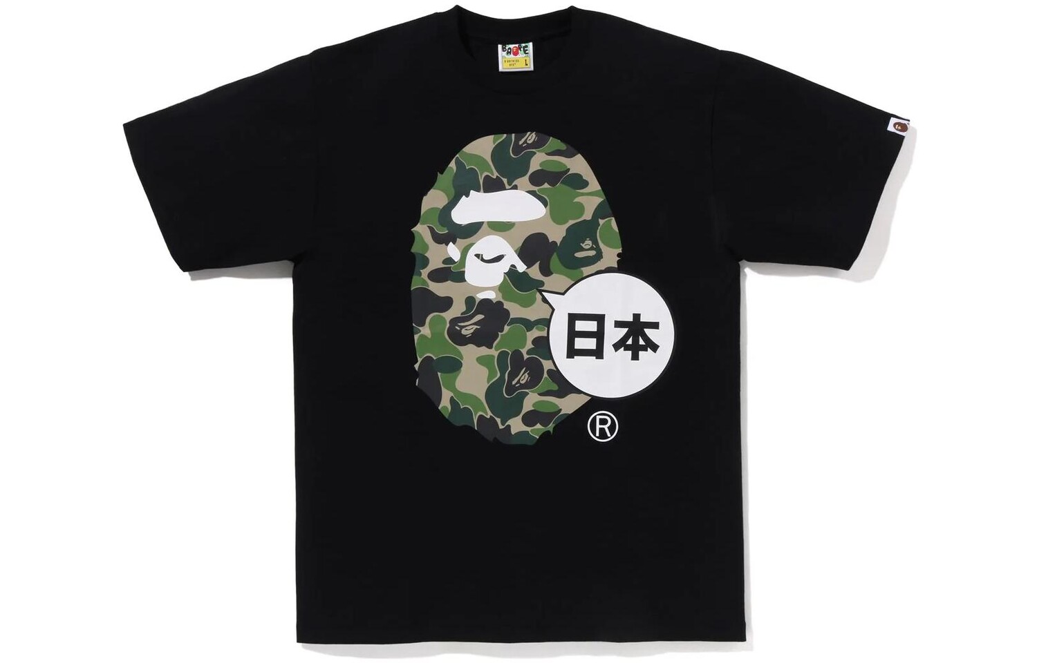 

Футболка BAPE Japan Big Ape Head City A Bathing Ape, черный