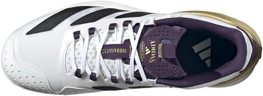 Кроссовки теннисные adidas Adizero Cybersonic 2, White/Black/Aurora Plum — фото 4
