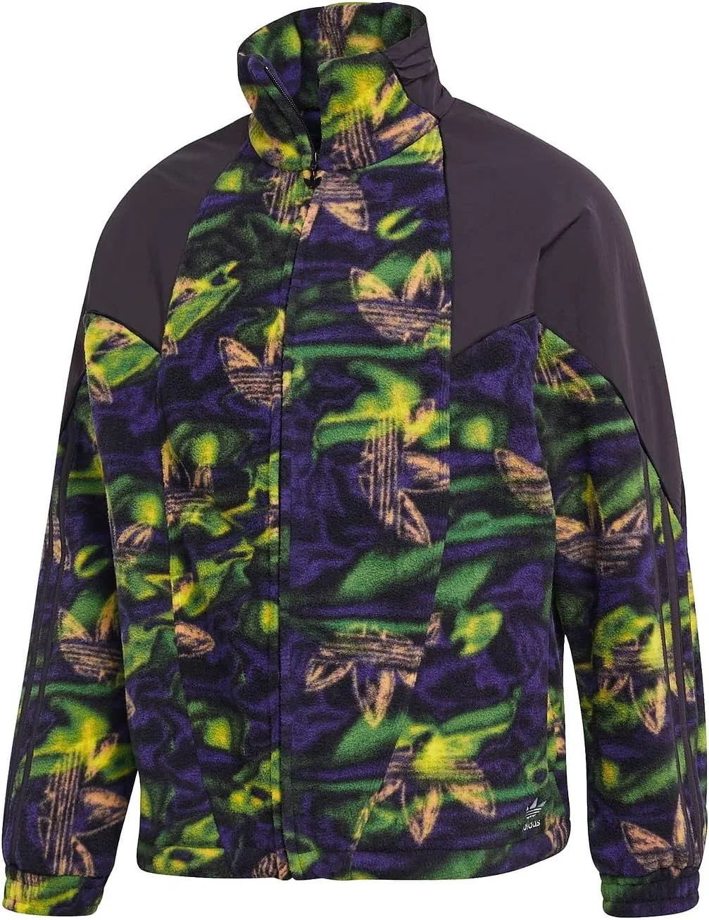 Мужская спортивная куртка adidas Originals с принтом Big Trefoil Polarfleece