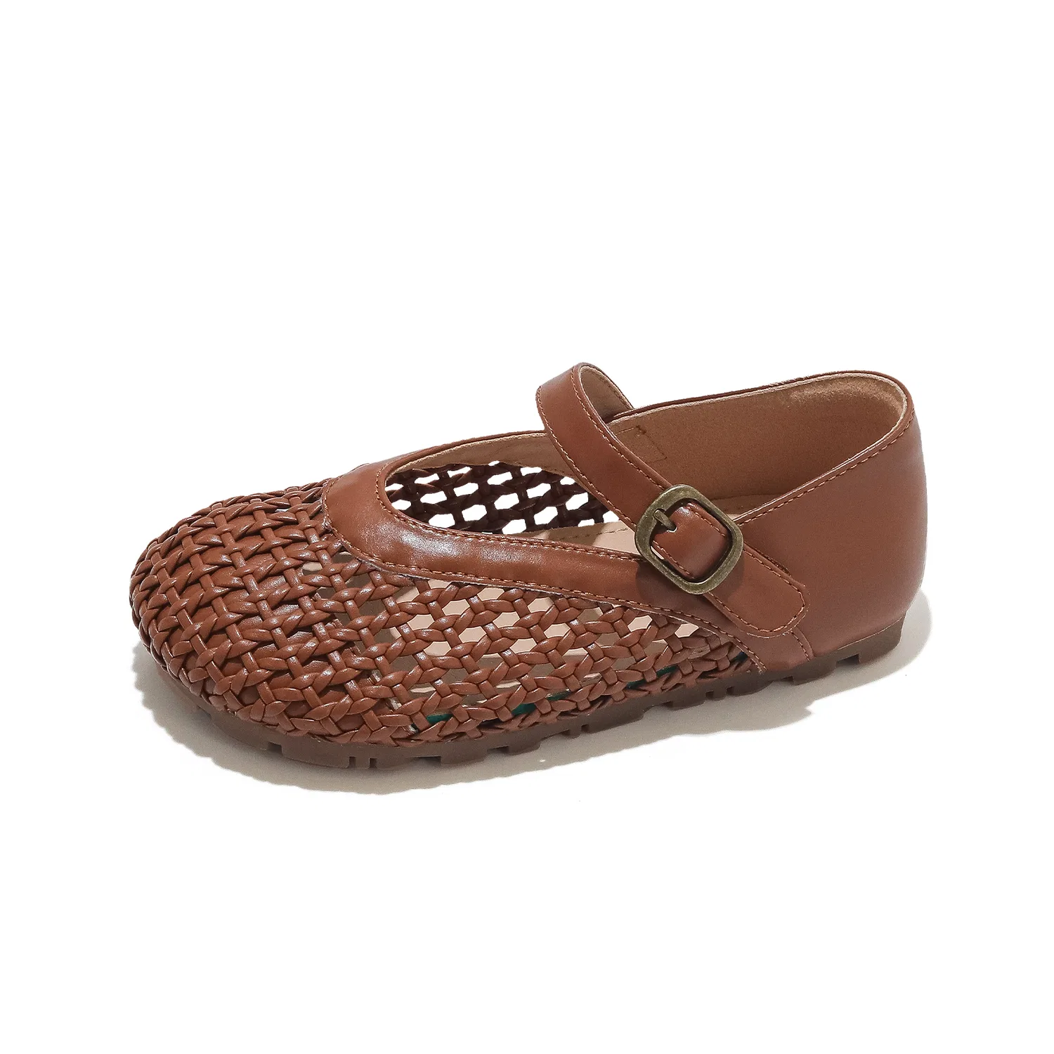 Детские сандалии Kids Tongmengqiantian, Brown-Cut-Out Breathable