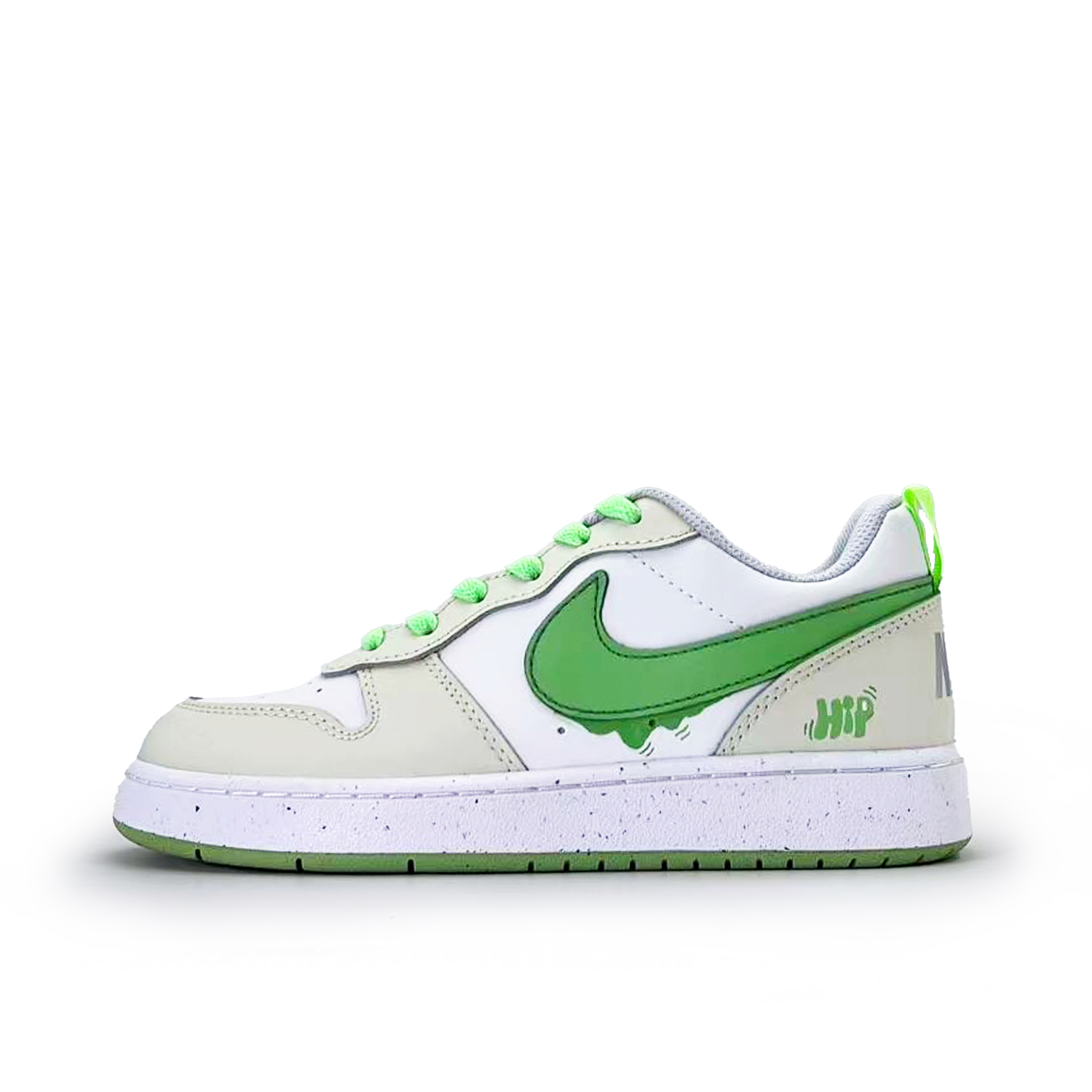 

Nike Court borough fruit green устойчивые к скольжению износостойкие низкие кроссовки для скейтбординга green kids'