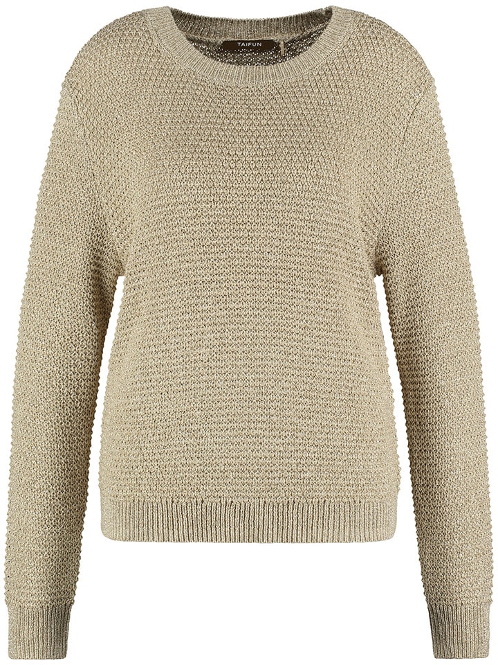 

TAIFUN Бежевый свитер