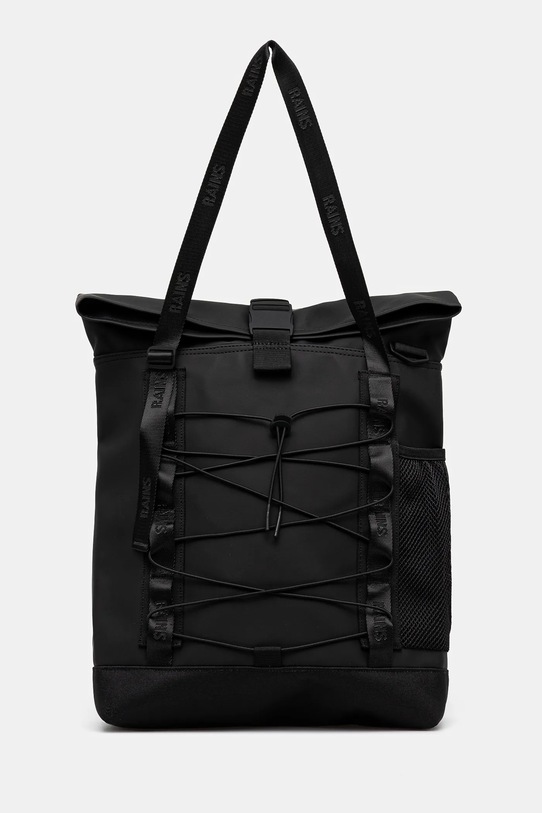 

Сумка Trail Rolltop Tote W1 Rains, черный