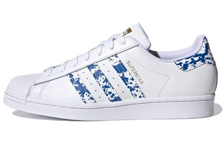 

Кроссовки Adidas Originals Superstar 'White Blue Splatter'