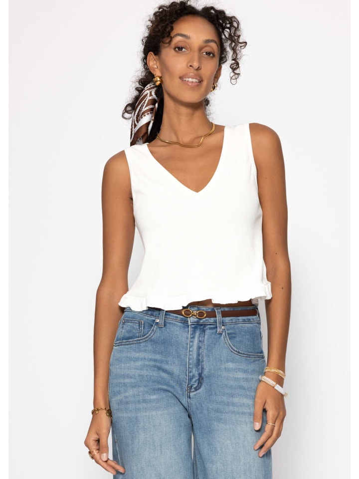 

Топ SASSYCLASSY, белый