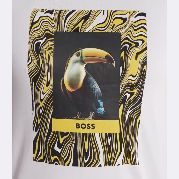 Футболка Te_tucan стандартного кроя Boss, белый — фото 3