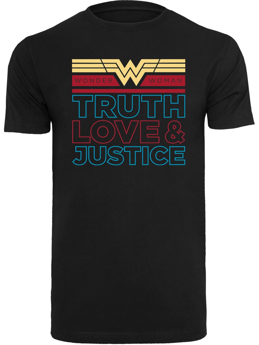 

Рубашка F4NT4STIC DC Comics Wonder Woman 84 Truth Love And Justice, черный