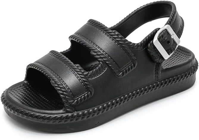 

Женские и мужские сабо XCUT с комфортной платформой и регулируемым ремешком на пятке, черный