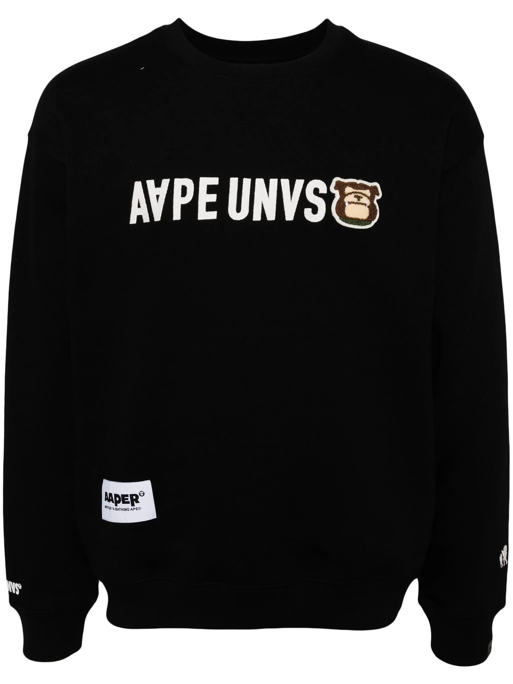 

Толстовка с логотипом Aape By A Bathing Ape, черный