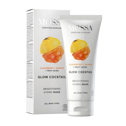 

Увлажняющая фиолетовая маска для лица Glow Cocktail 60 мл Mossa
