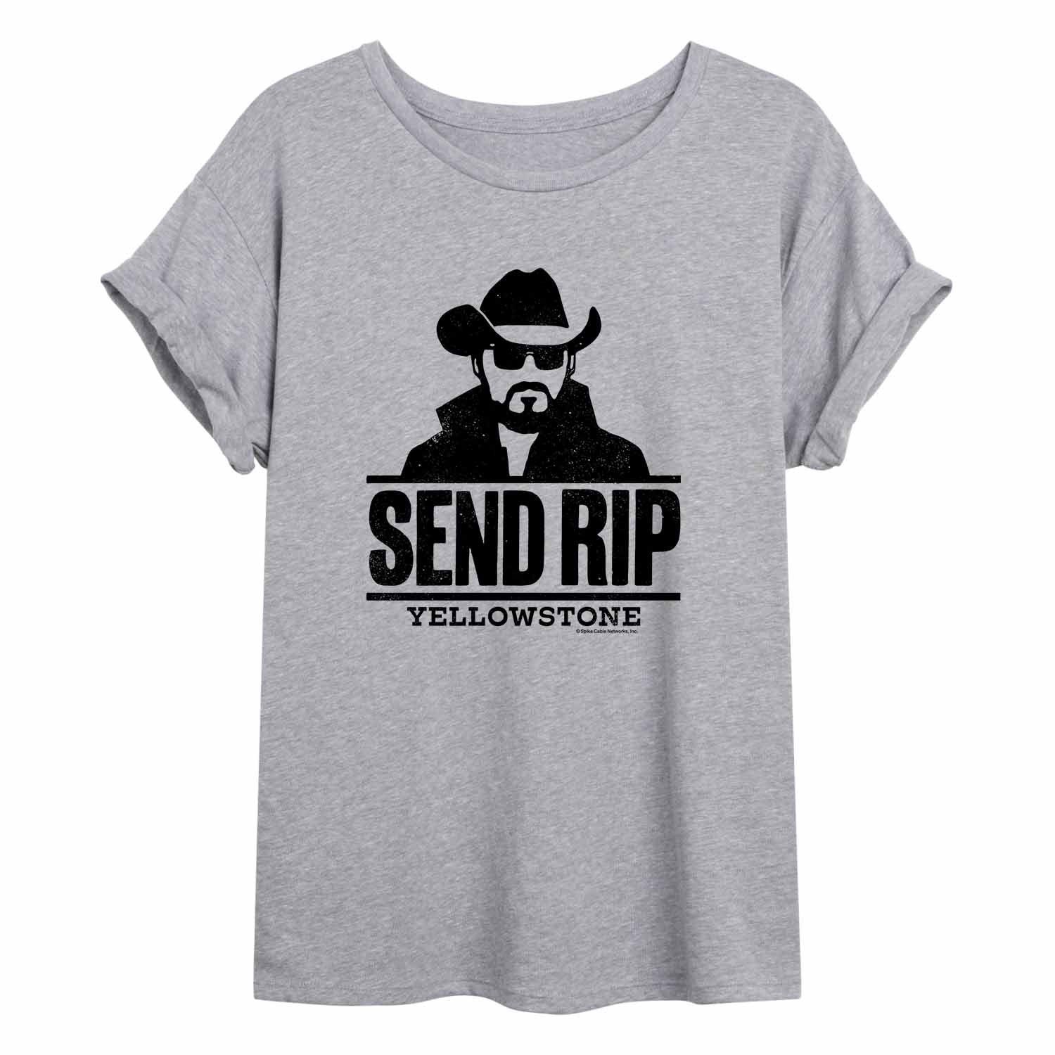 

Струящаяся футболка Yellowstone для юниоров "Send Rip" Licensed Character