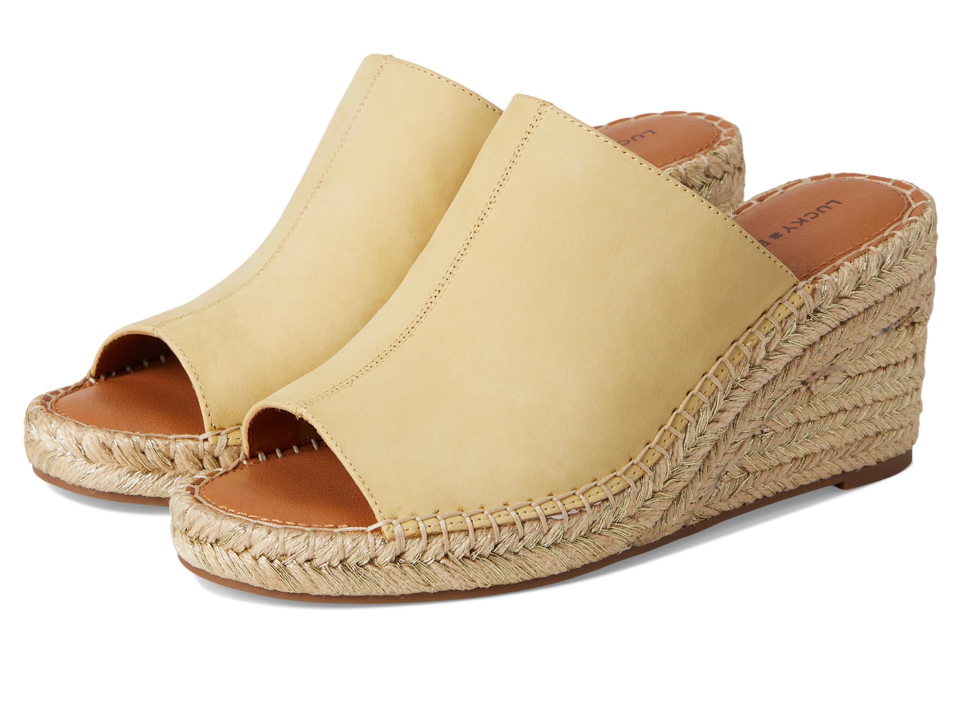 Туфли Lucky Brand Cabriah Espadrille Wedge Sandal, цвет Sunlight