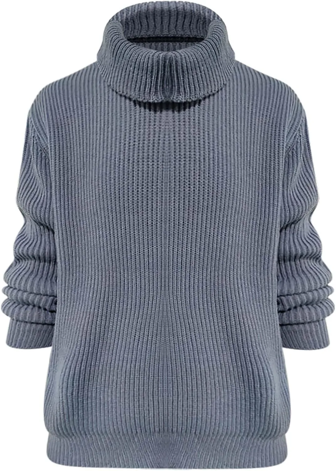 

Мужской водолазка длинный рукав свитер термо casual вязаный пуловер свободный fit chunky риббд пуловер свитер PETCDIM