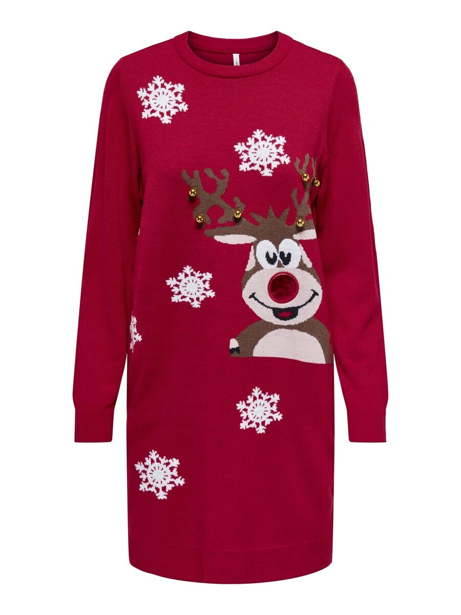 

Вязаное платье ONLY Knitted dress, красный